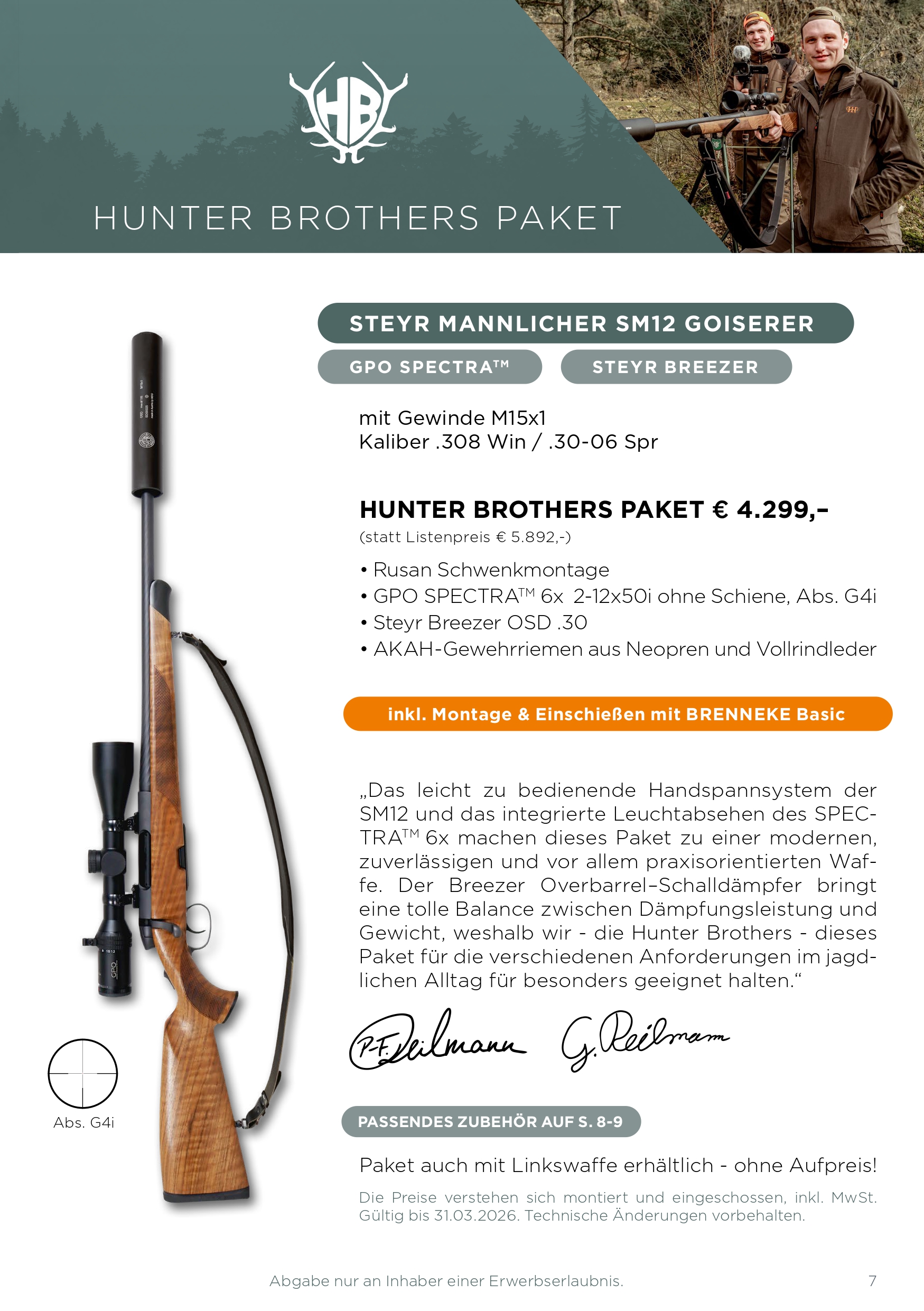 Hunter Brothers Paket