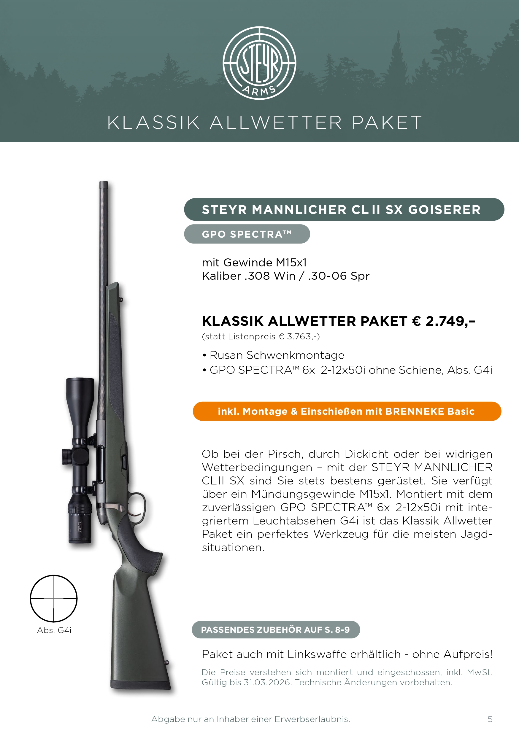 Klassik Allwetter Paket